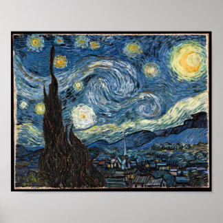 Poster Nuit étoilée par Vincent Van Gogh