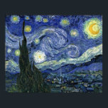 Poster Nuit étoilée par Vincent Van Gogh<br><div class="desc">Nuit étoilée par Vincent Van Gogh Canvases encadrés,  Imprimés et Affiches</div>