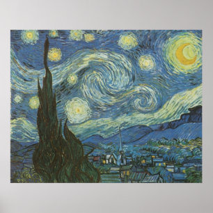 Poster Nuit étoilée par Vincent Van Gogh
