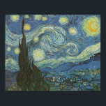 Poster Nuit étoilée par Vincent Van Gogh<br><div class="desc">Le Night de Vincent Van Gogh. 1889 Oil on Canvas. Musée d'art moderne de New York</div>