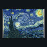 Poster "Nuit étoilée" par Vincent Van Gogh<br><div class="desc">Chacun devrait avoir un peu d'art sur ses murs :)</div>