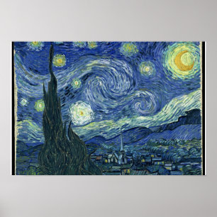 Poster "Nuit étoilée" par Vincent Van Gogh