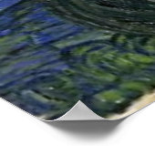 Poster Nuit étoilée par Vincent Van Gogh (Coin)