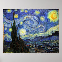 Nuit étoilée Par Vincent Van Gogh 1889