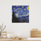 Poster Nuit étoilée par Vincent Willem van Gogh (Cuisine)