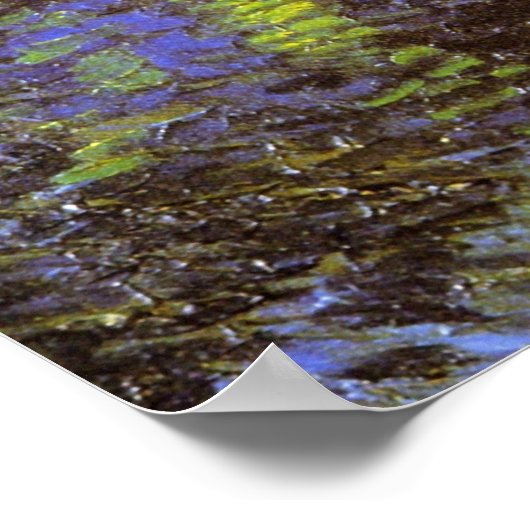 Poster Nuit étoilée sur le Rhône (Coin)