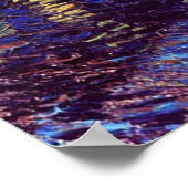 Poster Nuit étoilée sur le Rhône par Van Gogh (Coin)