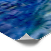 Poster Nuit étoilée sur le Rhône par Vicent van Gogh (Coin)