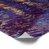 Poster Nuit étoilée sur le Rhône - Van Gogh (Coin)