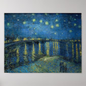 Poster Nuit étoilée sur le Rhône Vincent van Gogh (Devant)