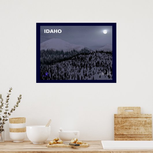 Poster Nuit Froide À Idaho (Cuisine)