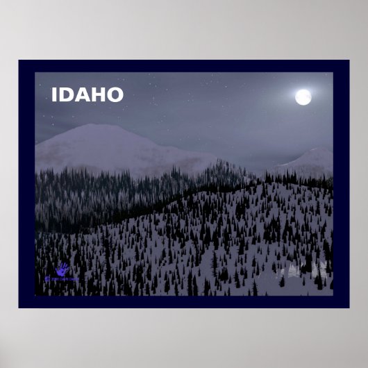 Poster Nuit Froide À Idaho (Devant)