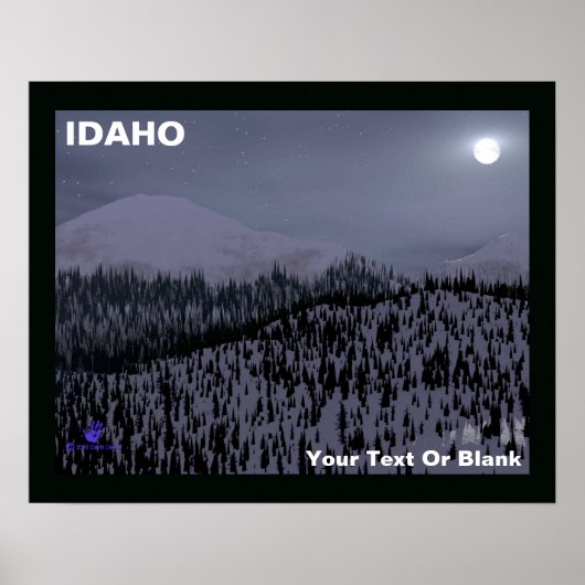Poster Nuit froide dans l'Idaho (Devant)
