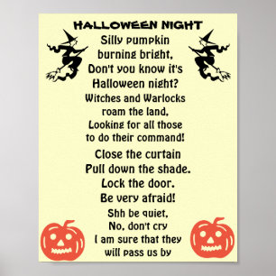 POSTER NUIT HALLOWEEN