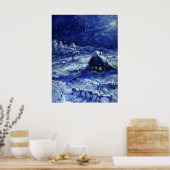 Poster Nuit. Hiver. Russie (Cuisine)