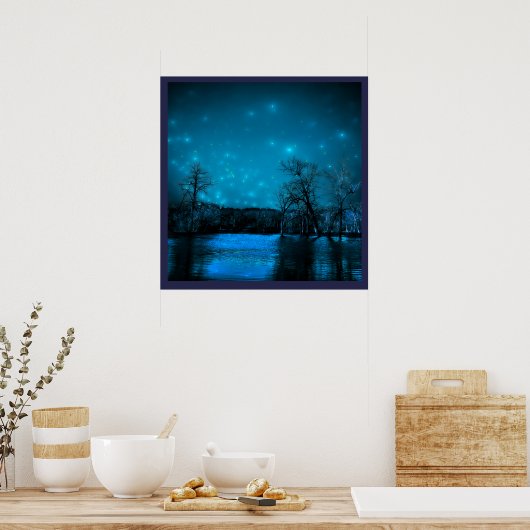 Poster Nuit inondée (Cuisine)