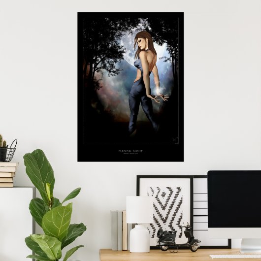 Poster Nuit magique (Bureau à domicile)