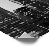 Poster Nuit Noir Noir Blanc New York (Coin)