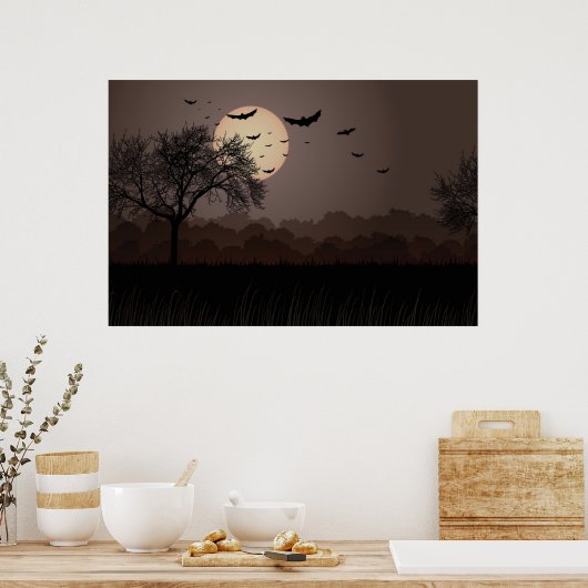 Poster Nuit noire (Cuisine)