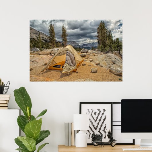 Poster Nuit orageuse (Bureau à domicile)