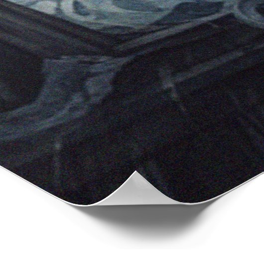 Poster Nuit orageuse du phare (Coin)