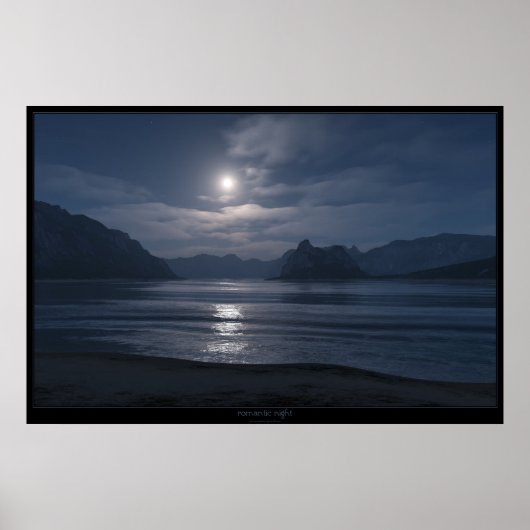 Poster nuit romantique (Devant)