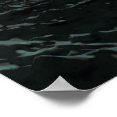 Poster Nuit Sauvage Par Michelle Wilder (Turquoise) (Coin)