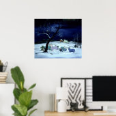 Poster Nuit silencieuse Saint Nuit 1995 (Bureau à domicile)