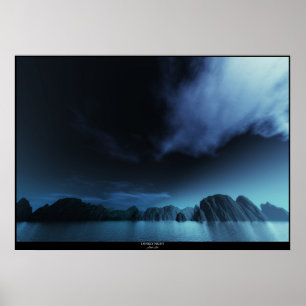 Poster Nuit solitaire