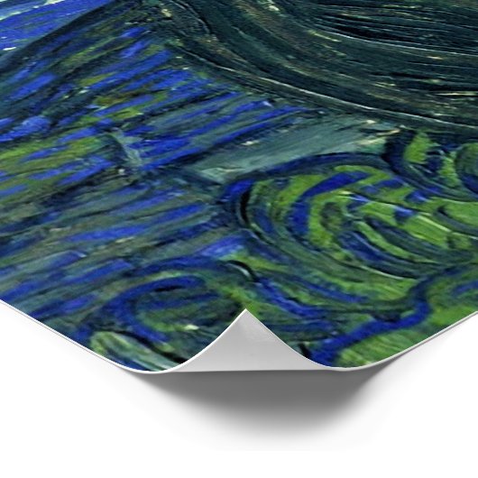 Poster Nuit Van Gogh Starry (Coin)