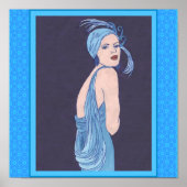 Poster Nuit violette profonde (Devant)