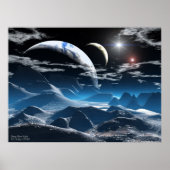 Poster Nuits Bleues Profondes (Devant)