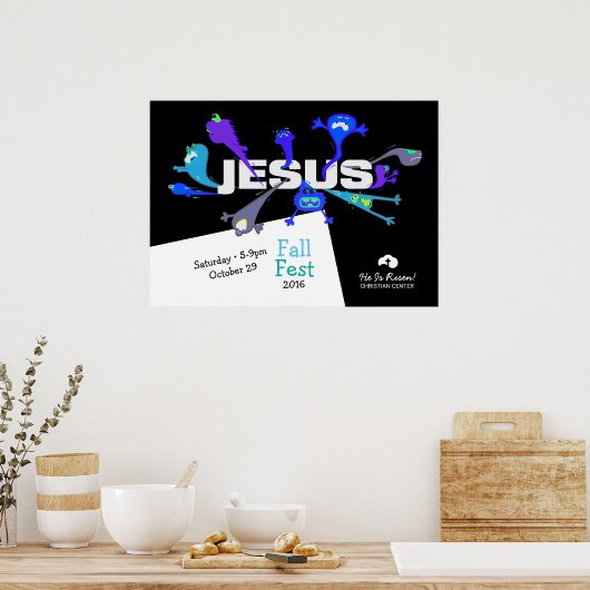 Poster Nuits de Jésus effrayantes (Cuisine)