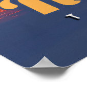 Poster Nuits de Nashville : Réflexions Skyline (Coin)