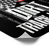 Poster Nuits d'été Dirt Track Lights Racing Motocross (Coin)