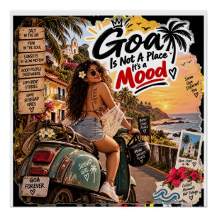Poster Nuits dorées – Goa