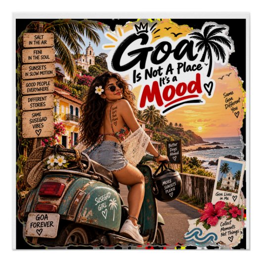 Poster Nuits dorées – Goa (Devant)