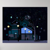 Poster nuits en ville (Devant)