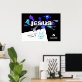 Poster Nuits Jésus effrayantes (Bureau à domicile)