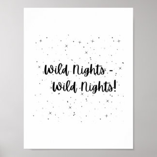 Poster Nuits sauvages Emily Dickinson