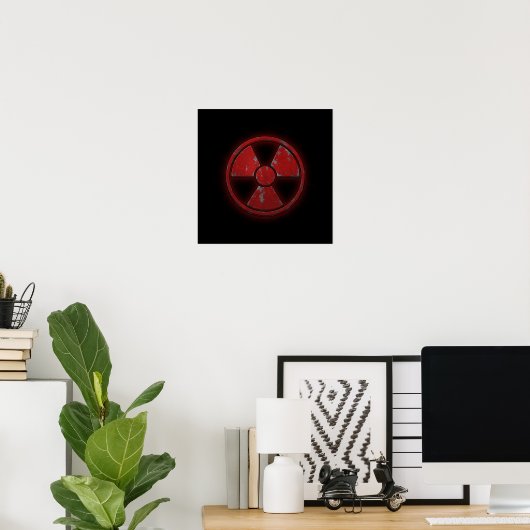 Poster Nuke rouge (Bureau à domicile)
