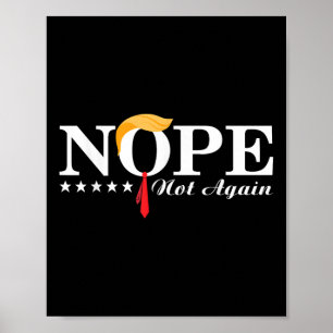 Poster Nul ne peut plus être drôle Trump élection politiq