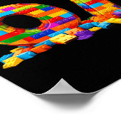 Poster Number 67 Meme Six Seven 6 7 Building Blocks Gen A (Coin)