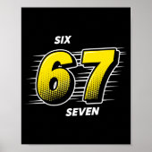 Poster Number 67 Six And Seven P Art Comic Style Yellow M (Devant)