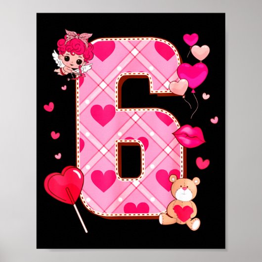 Poster Number 6 Matching 67 Meme 6 7 Couple Matching Vale (Devant)