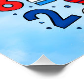 Poster Number Day 2026 Red Calculator Math Design (Coin)