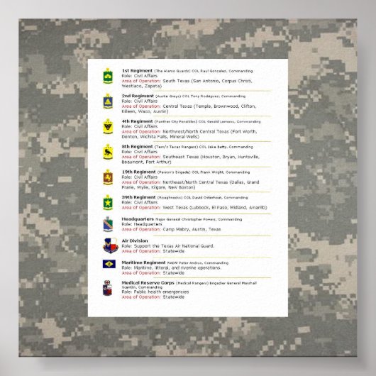 Poster numérique, 10 façons de TXSG, UNITS TXSG (Devant)