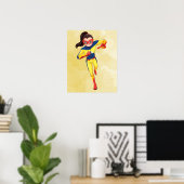 Poster numérique Superhero Kid (Bureau à domicile)