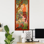 Poster "Numérique" vintage de 1899 par Paul Ranson (Bureau à domicile)