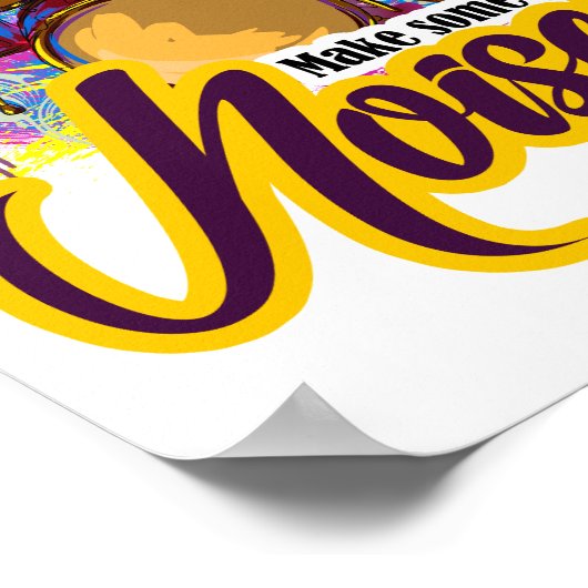 Poster numériquement tambours peints (Coin)